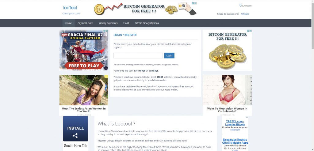 lootool pagina de inicio